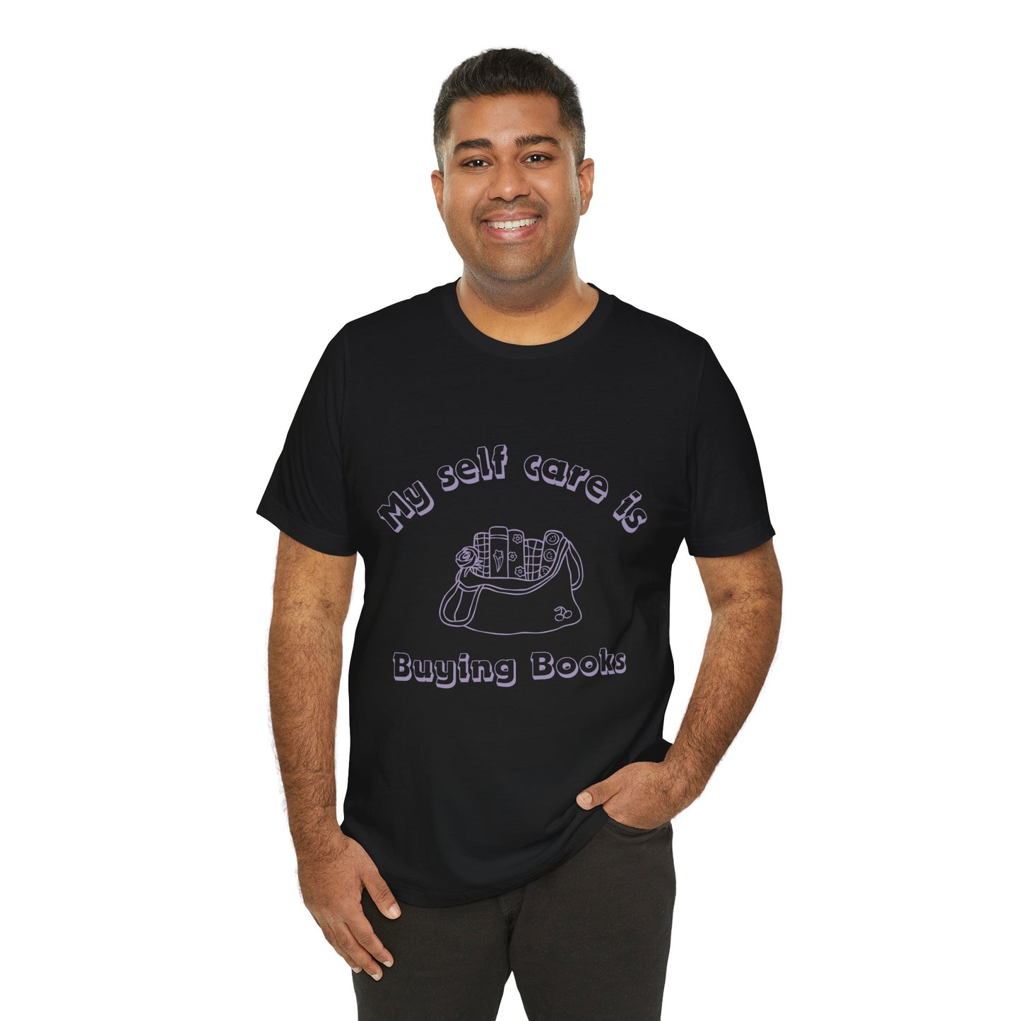 "My Self-Care Is Buying Books" – Reader’s Remedy Tee, Unisex Jersey Tee, Bookish T-Shirt, Reading Gift, Literary Apparel, Casual Bookworm Tee