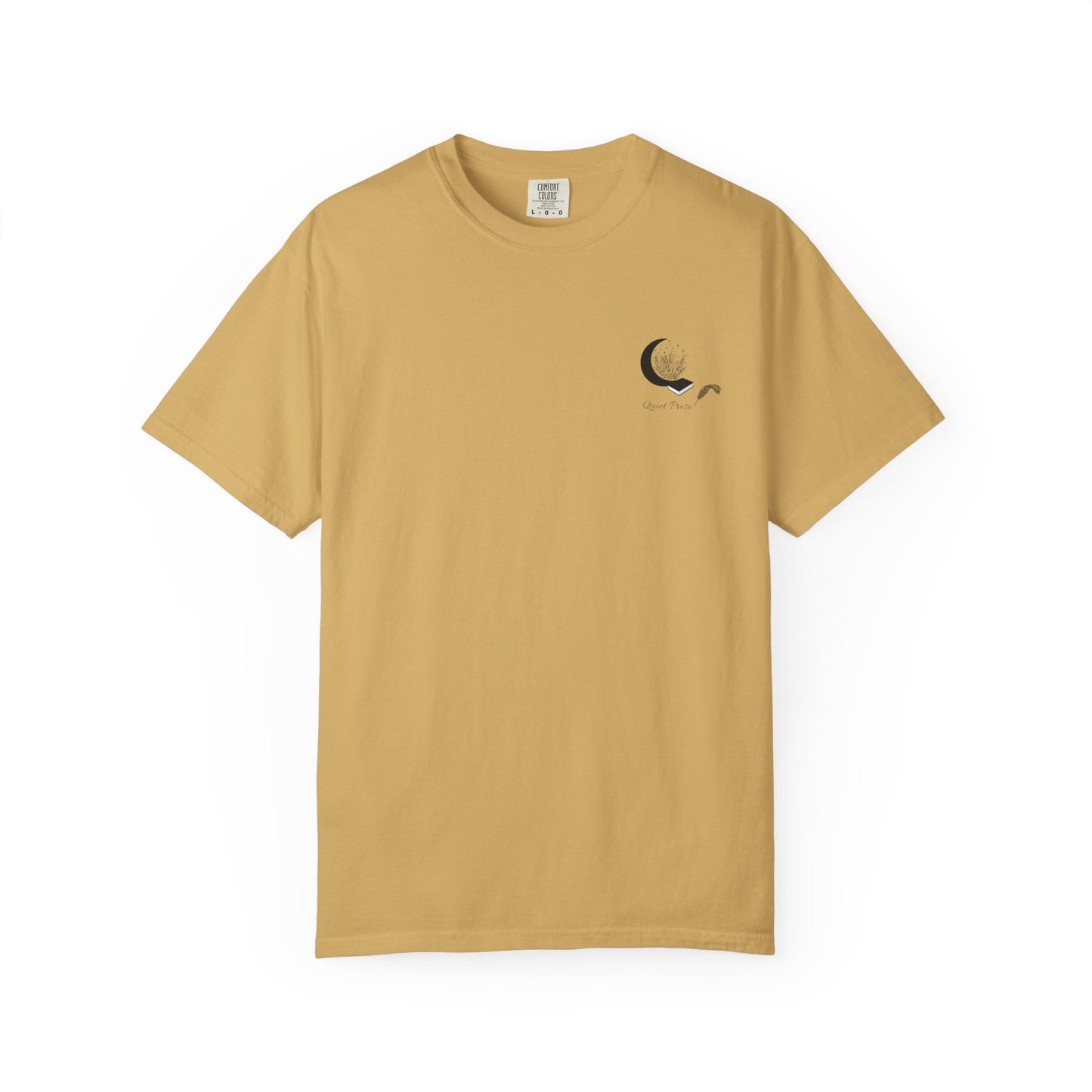 Quiet Prose Logo T-Shirt – Unisex Comfort Colors Tee for Writers & Readers