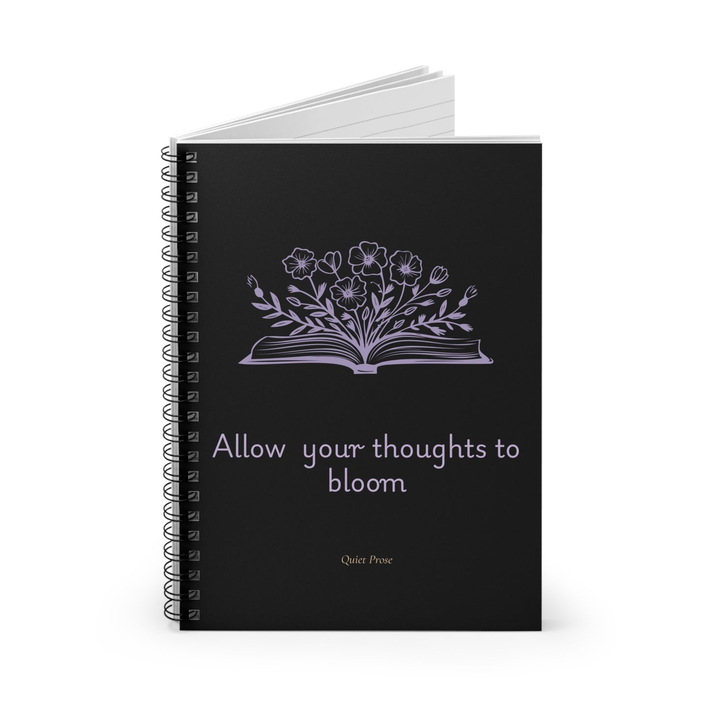 π Allow Your Thoughts to Bloom β Compact Floral Journal (6" x 8")