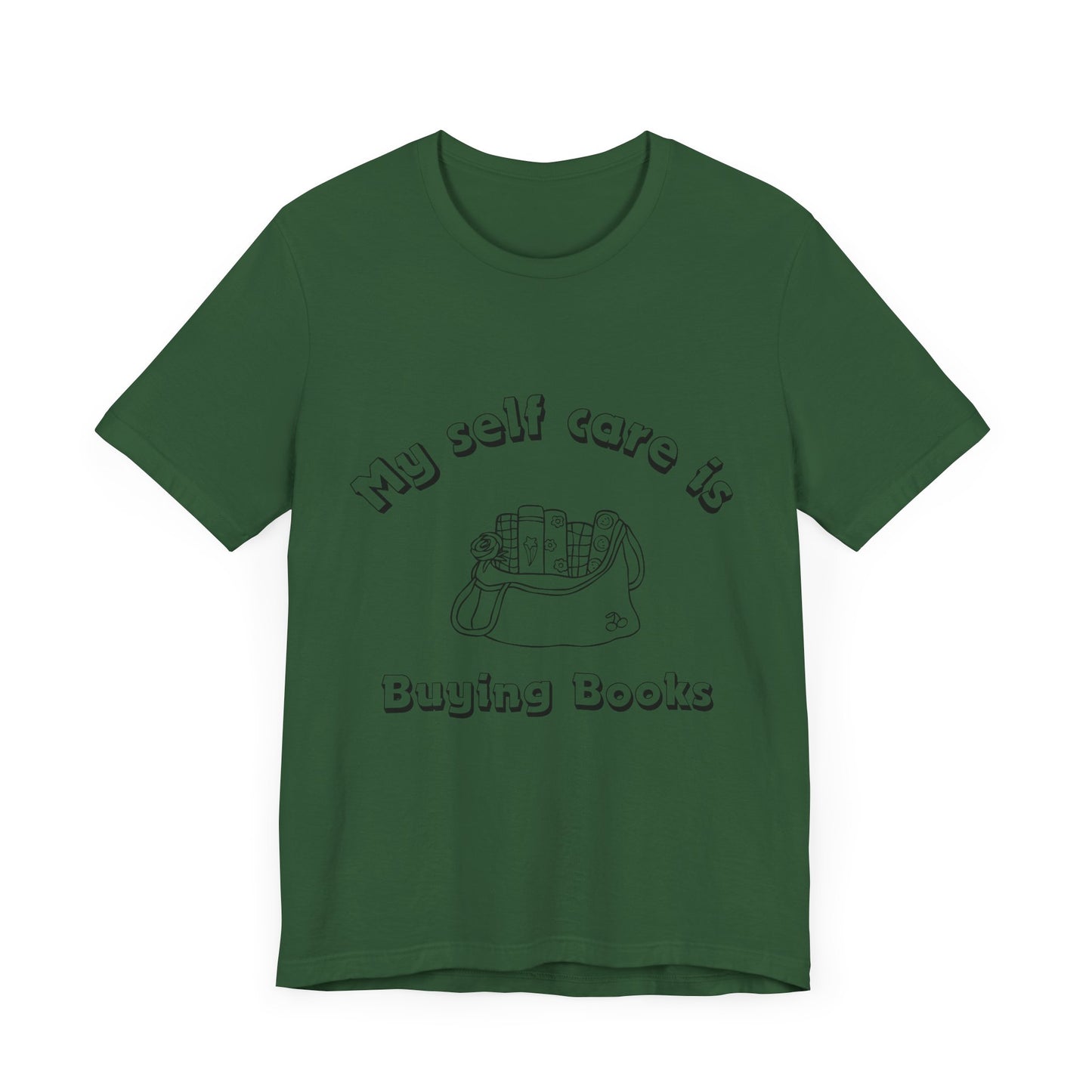 "My Self-Care Is Buying Books" – Reader’s Remedy Tee, Unisex Jersey Tee, Bookish T-Shirt, Reading Gift, Literary Apparel, Casual Bookworm Tee