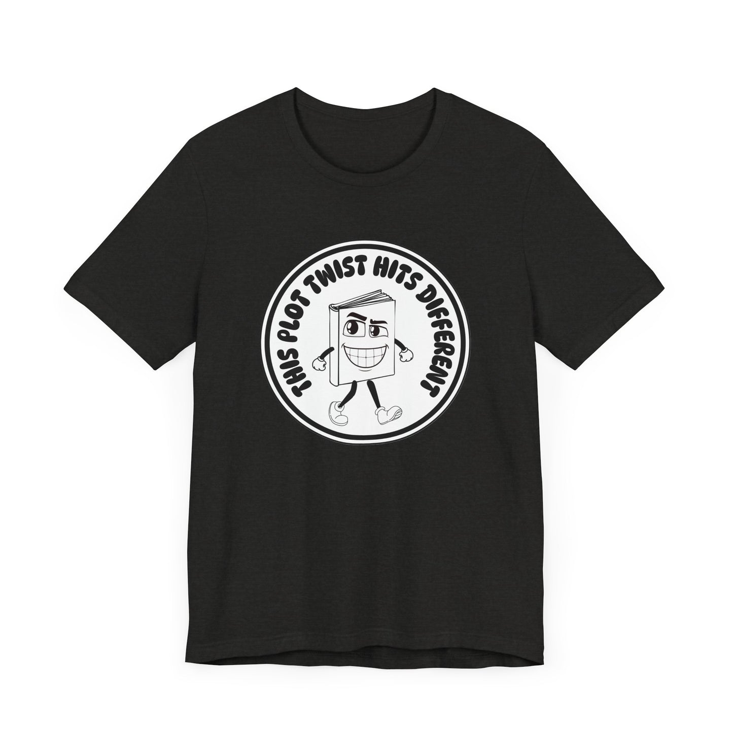“This Plot Twist Hits Different” Unisex T-Shirt – Funny Bookish Tee, Street Style