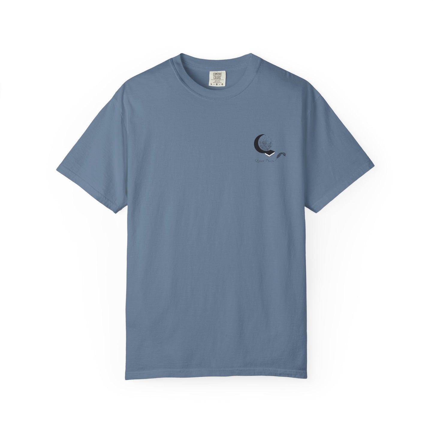 Quiet Prose Logo T-Shirt – Unisex Comfort Colors Tee for Writers & Readers