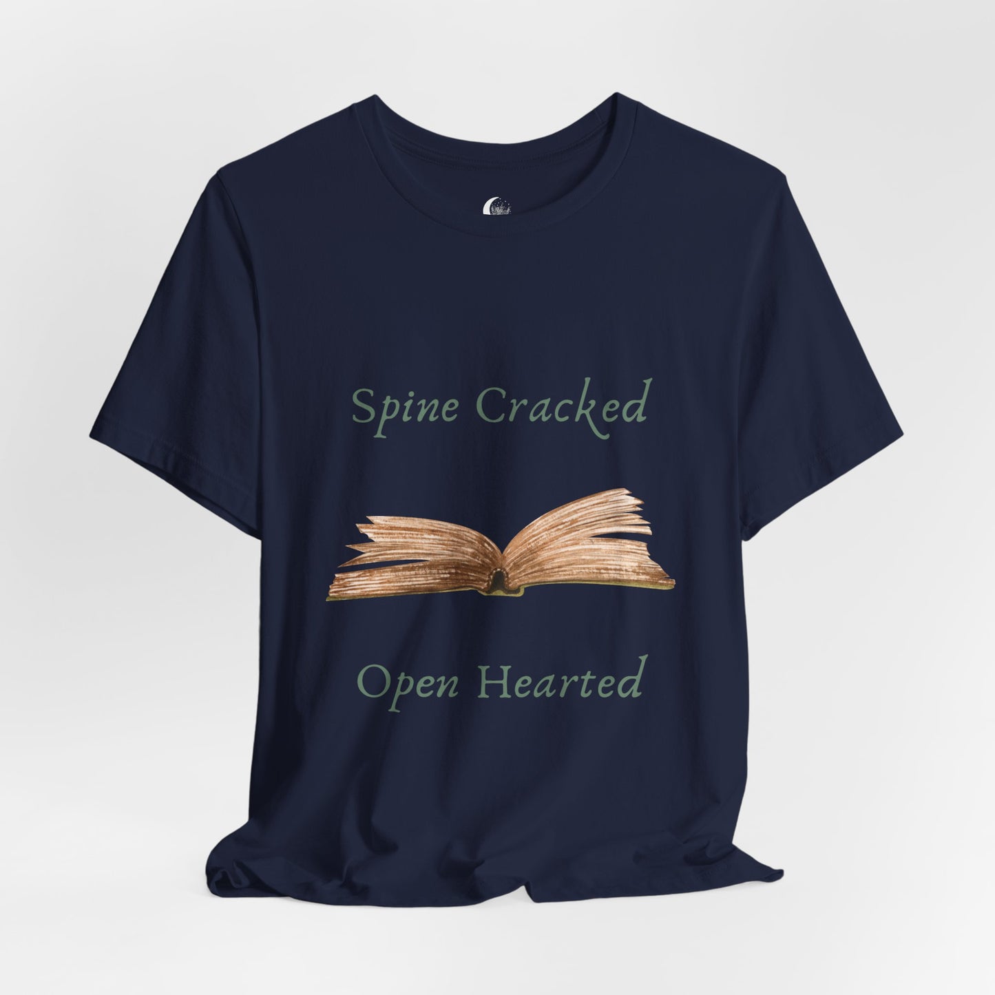 Spine Cracked, Open Hearted Book Lover T-Shirt