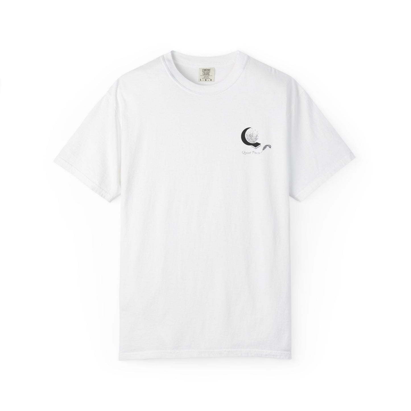 Quiet Prose Logo T-Shirt – Unisex Comfort Colors Tee for Writers & Readers