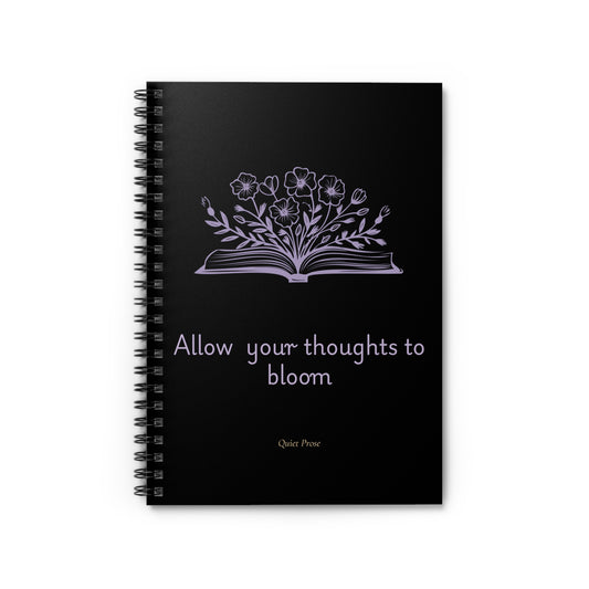 📓 Allow Your Thoughts to Bloom — Compact Floral Journal (6" x 8")