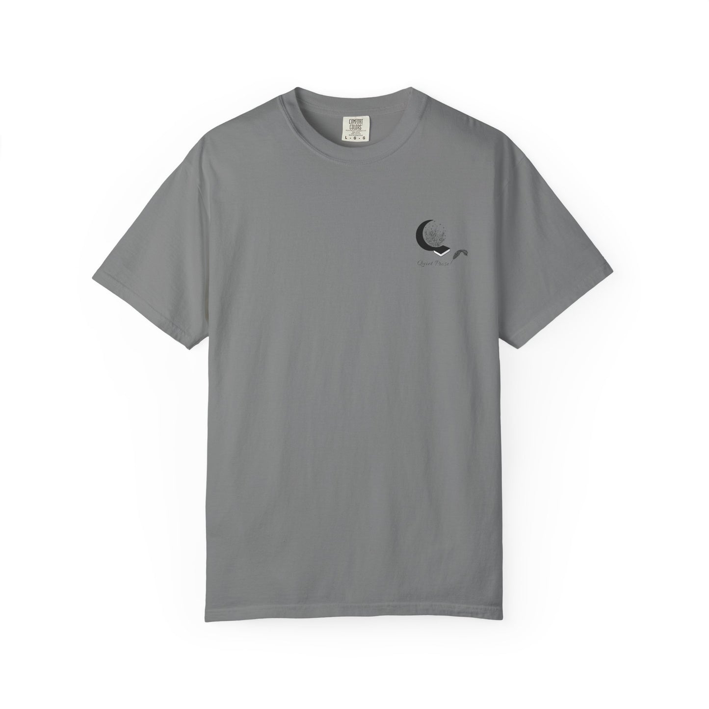 Quiet Prose Logo T-Shirt – Unisex Comfort Colors Tee for Writers & Readers