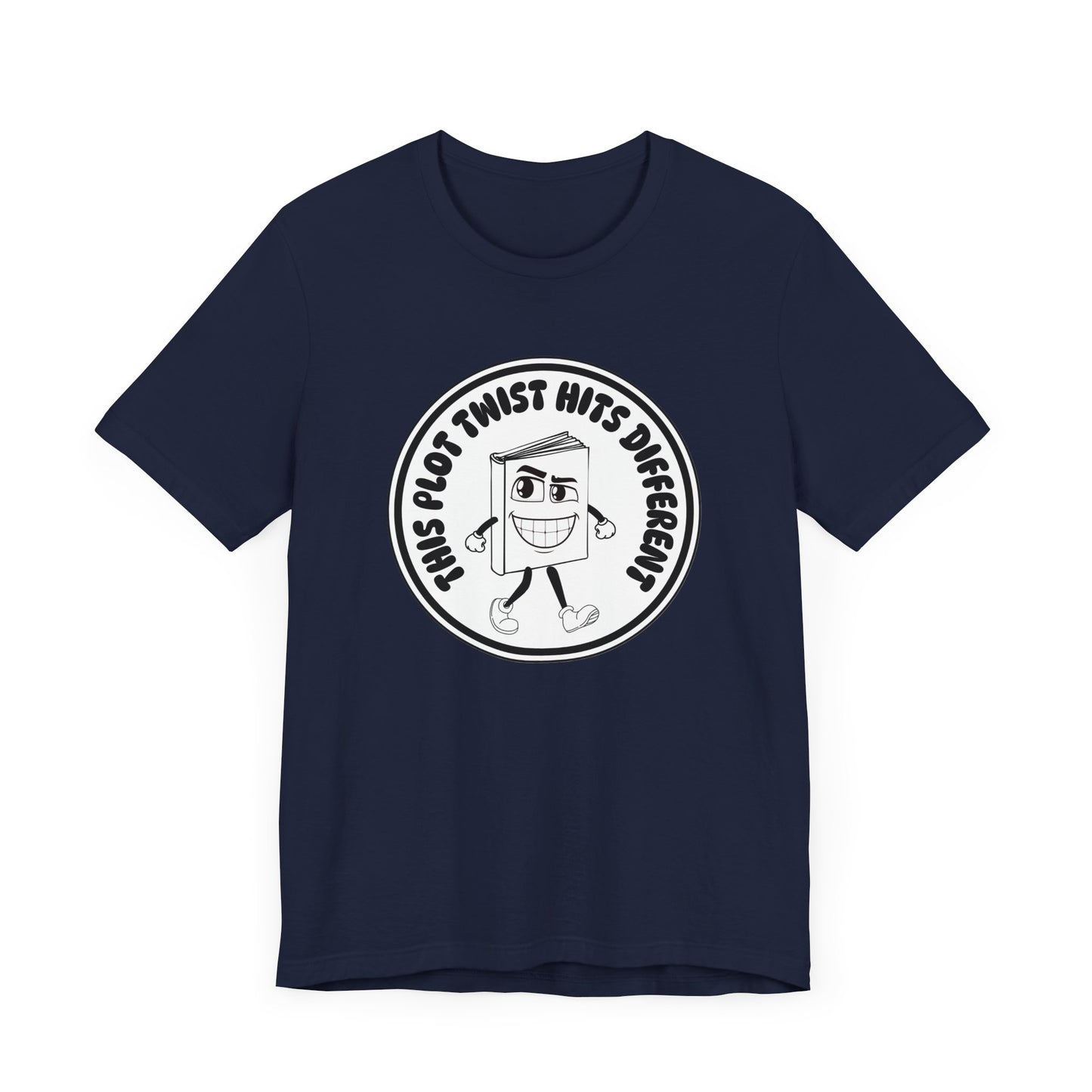 “This Plot Twist Hits Different” Unisex T-Shirt – Funny Bookish Tee, Street Style