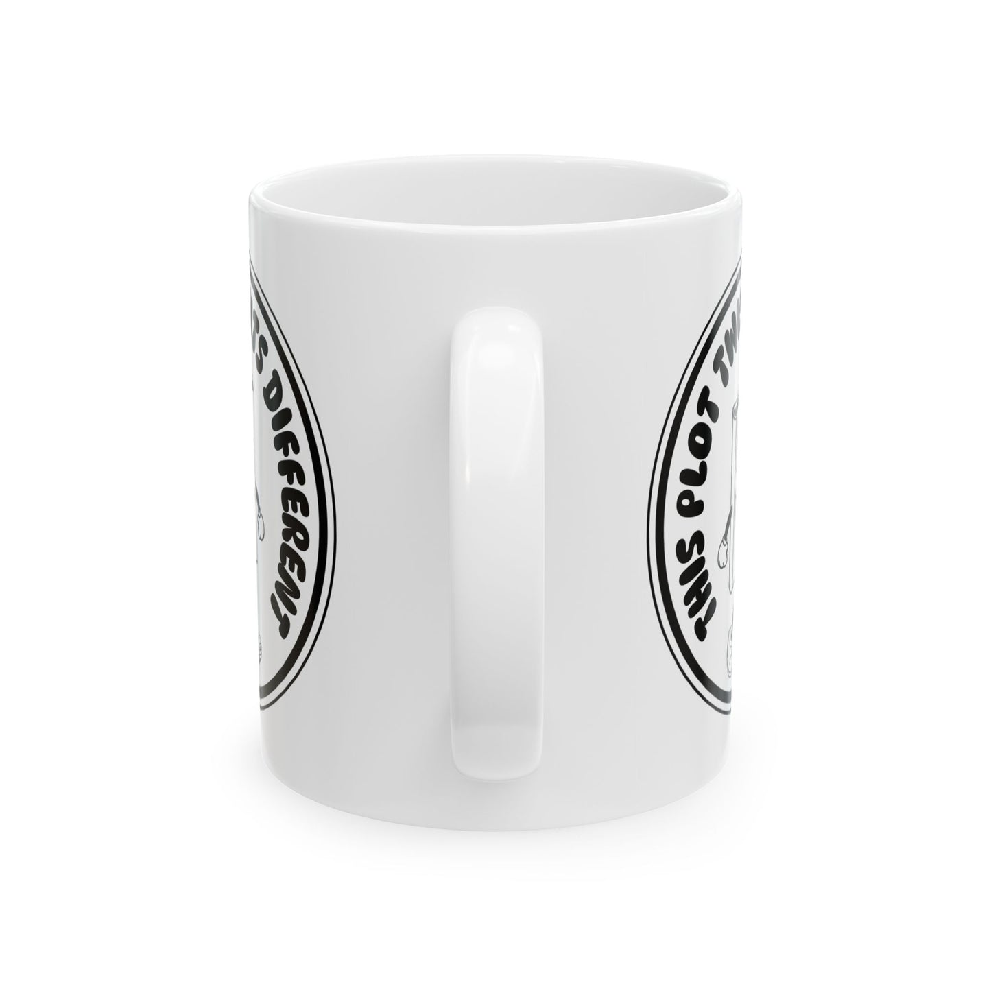 “This Plot Twist Hits Different” Coffee Mug - Great Gift for Writers, Book Lovers, and Coffee Enthusiasts